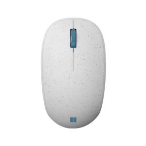 MOUSE BLUETOOTH OCEAN PLASTIC BCO PONTILHADO - I38-00019