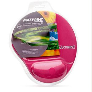 PAD MOUSE C/APOIO/PULSO GEL ROSA - 605495