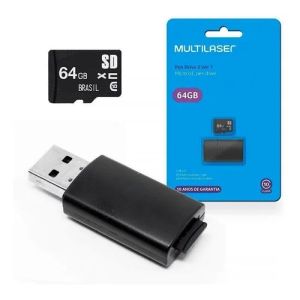 MEMORIA 64GB MICROSD+USB CLASSE 10 MC164