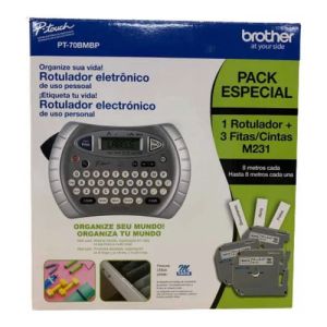 ROTULADOR ELETRONICO PT70-BM COM 3 FITAS M231