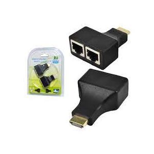 ADAPTADOR HDMI X RJ45 ATE 30MTS 1080P 3D CAT5/6 - 800