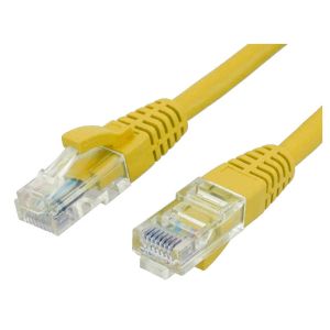 PATCH CORD 2,5M CAT5E AMARELO CY-5128-CAT5E-2.5M-YL ANATEL