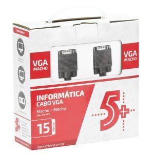 CABO VGA DB15 15M COM FILTRO 018-7715