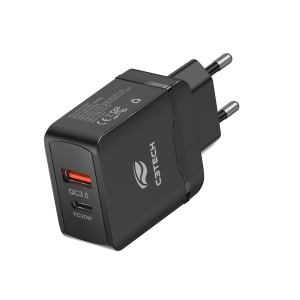 CARREGADOR AC/DC 20W UNIVERSAL PD UC-P200BK - C3 TECH