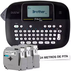 ROTULADOR ELETRONICO PRETO PTM95 C/ 3 FITAS M231