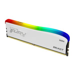 MEMORIA DDR4  16GB, 3200MHz, RGB, FURY BEAST WHITE RGB - KF432C16BWA/16