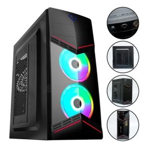 GABINETE GAMER SEM FONTE / SEM FAN USB MT-G90 BK