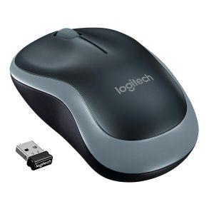 MOUSE SEM FIO USB M185 - CINZA