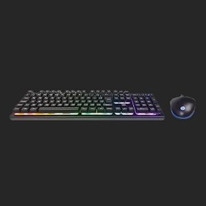 KIT TECLADO E MOUSE GAMER USB MEMBRANA LED KM300F