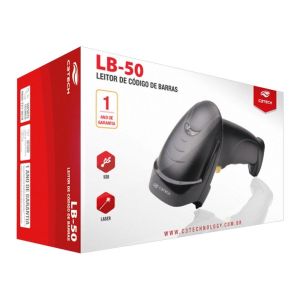 LEITOR DE CÓDIGO DE BARRA USB - LB-50BK