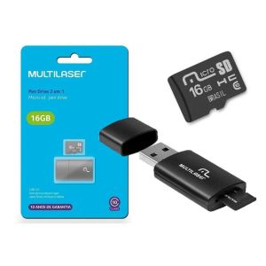 MEMORIA 16GB MICROSD+USB MC162