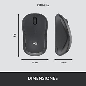 MOUSE SEM FIO USB GRAFITE SILENT M220