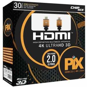 CABO HDMI X HDMI 30M 2.0  4K 19PINOS 018-3020 -