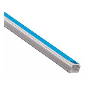 CANALETA PLAST 20X10X0,6MM 2M C/ ADESIVO