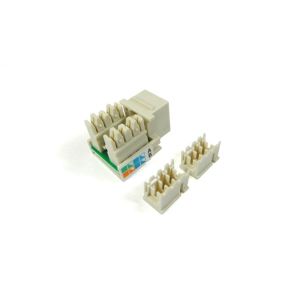 CONECTOR RJ45 CAT5E FEMEA BEGE WT-2001A/W