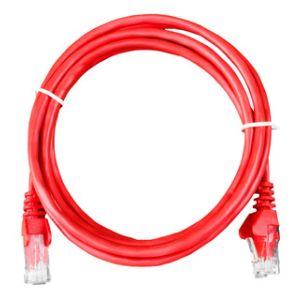 CABO DE REDE 1,5M CAT5E VERMELHO