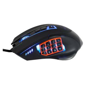 MOUSE GAMER USB 5000DPI MOBA PRO, RGB, 12 BOTÕES 625294