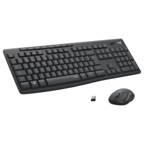 KIT TECLADO E MOUSE SEM FIO USB PRETO MK295 - 920-009793-V - LOGITECH