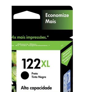 CARTUCHO DE TINTA 122XL PRETO 8,5ML CH563HB