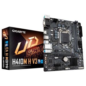 PLACA-MÃE H410M H V3, S+R+V, INTEL LGA 1200, DDR4, 10GER (REV.1.0)