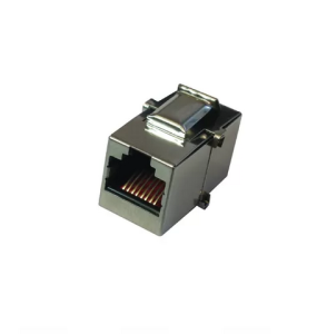 ADAPT EMENDA RJ45 F X F  CAT6  BLINDADO - WT-2204 - SECCON