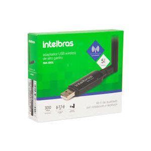 ADAPTADOR WI-FI USB 300MBPS COM ANTENA IWA 3001