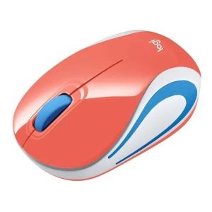 MOUSE SEM FIO MINI USB CORAL  M187 - 910-005362-V