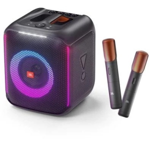 CAIXA DE SOM BLUETOOTH 5.1  PARTYBOX ENCORE C/ 2 MICROFONES PRETO - JBLPBENCORE2MICBR