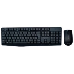 KIT TECLADO E MOUSE SEM FIO 2.4GHZ, USB C/PILHAS, PRETO - TC270