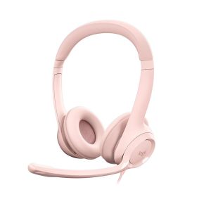 FONE DE OUVIDO C/MIC USB H390 ROSA  981-001280-V