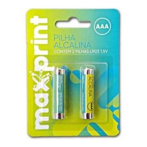 PILHA ALCALINA AAA PALITO BLISTER C/02UND (756358)